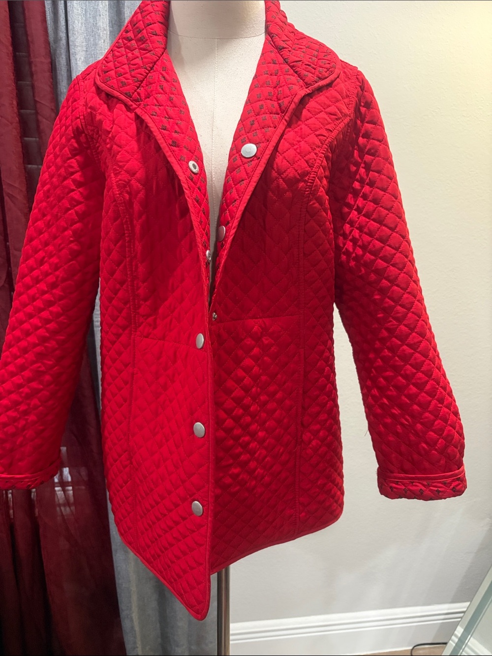 Red Quilted Women's Jacket - Brand: